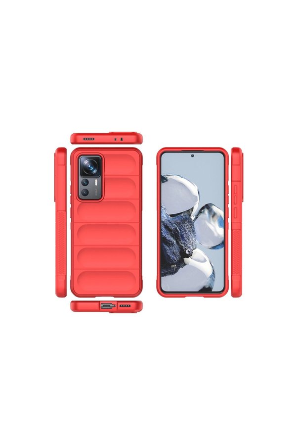 Evimdeyokyok Xiaomi Mi 12T Pro Kılıf Optimum Silikon - Kırmızı