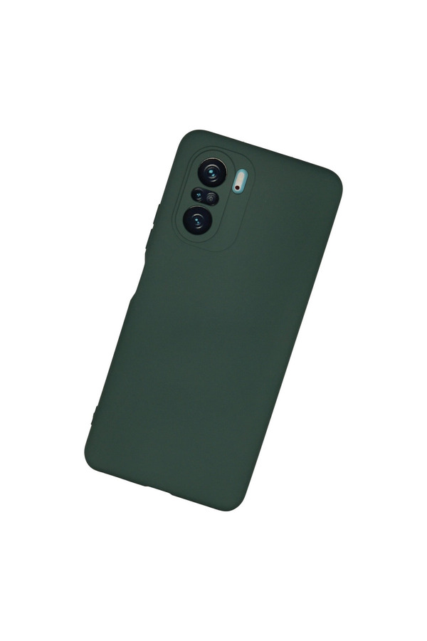 Evimdeyokyok Xiaomi Poco F3 Kılıf Nano İçi Kadife Silikon - Koyu Yeşil