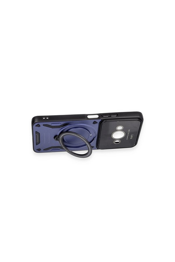 Evimdeyokyok Xiaomi Poco C61 Kılıf Joy Lens Standlı Kapak - Kırmızı