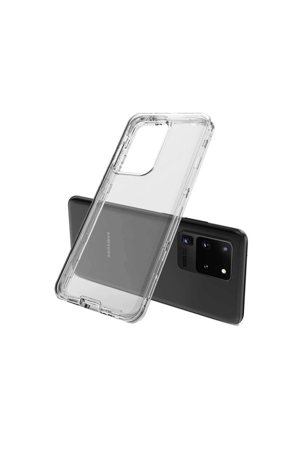 Evimdeyokyok Samsung Galaxy S20 Plus Kılıf Lüx Şeffaf Silikon