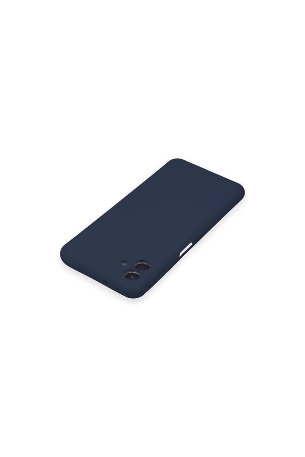 Evimdeyokyok Samsung Galaxy A04E Kılıf Nano İçi Kadife Silikon - Lacivert