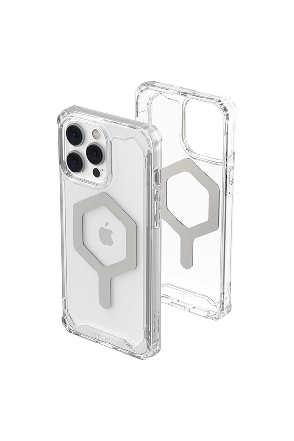 Evimdeyokyok Apple İphone 14 Pro Kılıf Uag Plyo Magneticsafe Silikon - Şeffaf