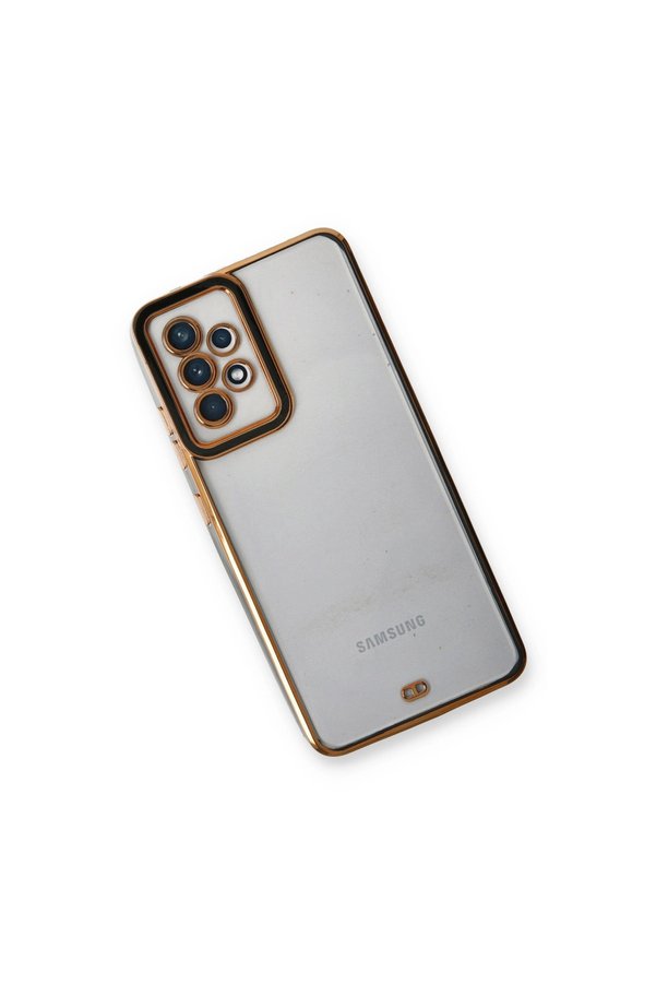 Evimdeyokyok Samsung Galaxy A53 5G Kılıf Liva Lens Silikon - Siyah