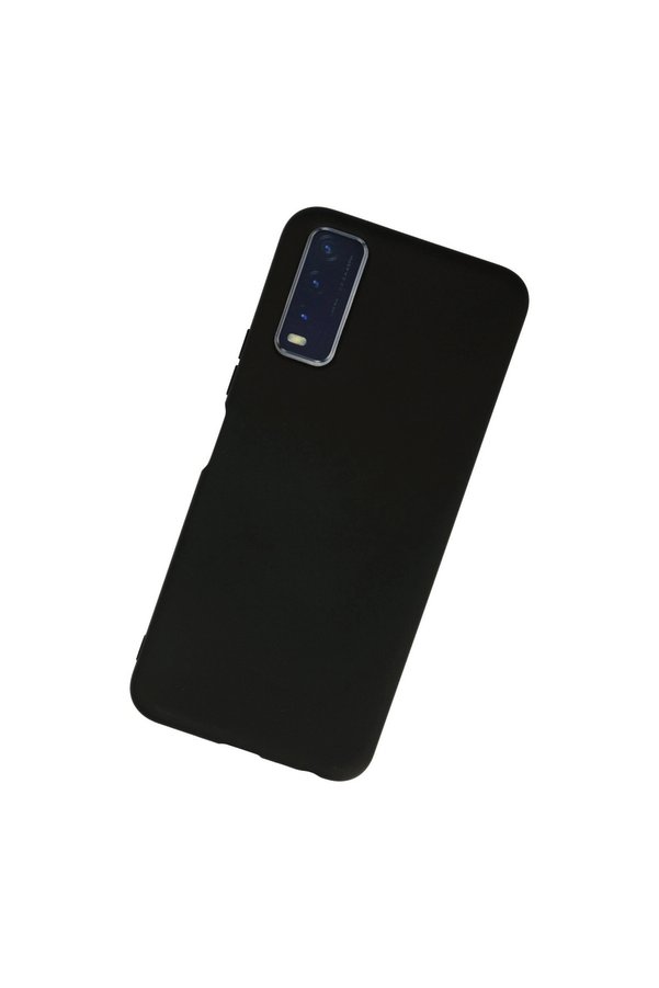 Evimdeyokyok Vivo Y11S Kılıf Nano İçi Kadife Silikon - Siyah