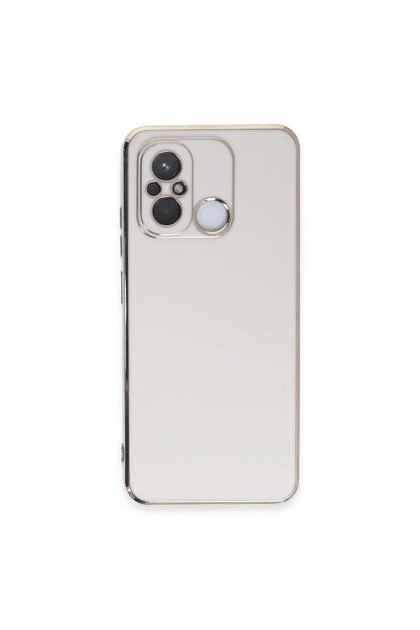 Evimdeyokyok Xiaomi Redmi 12C Kılıf Volet Silikon - Beyaz