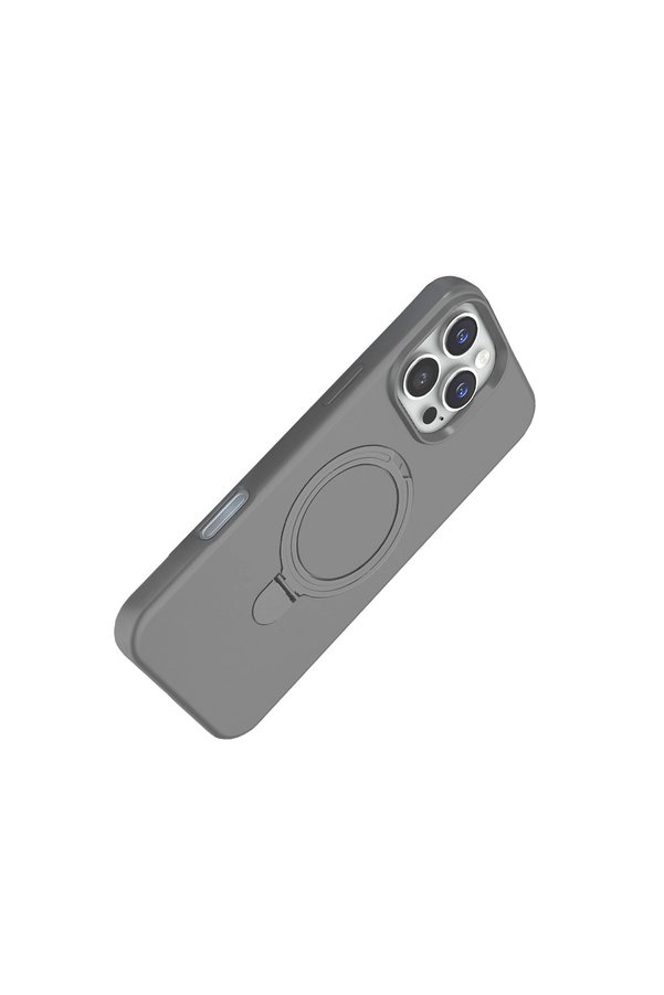 Evimdeyokyok Apple İphone 16 Pro Max Regal Magsafe Standlı Kapak - Titan Gri