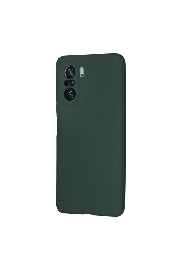 Evimdeyokyok Xiaomi Poco F3 Kılıf Nano İçi Kadife Silikon - Koyu Yeşil