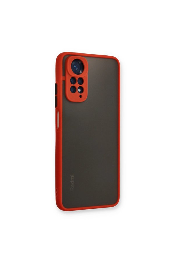 Evimdeyokyok Xiaomi Redmi Note 11 Pro Kılıf Montreal Silikon Kapak - Kırmızı