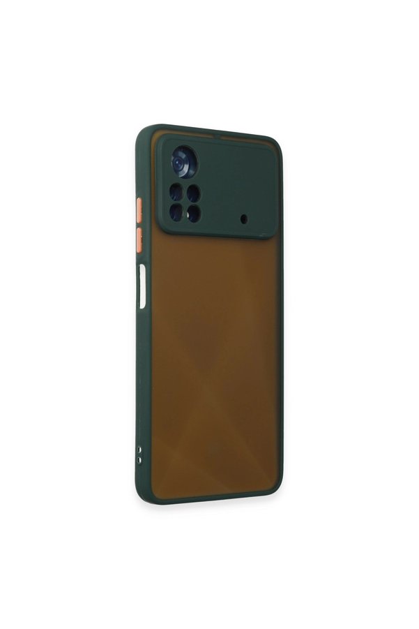 Evimdeyokyok Xiaomi Poco X4 Pro 5G Kılıf Montreal Silikon Kapak - Yeşil