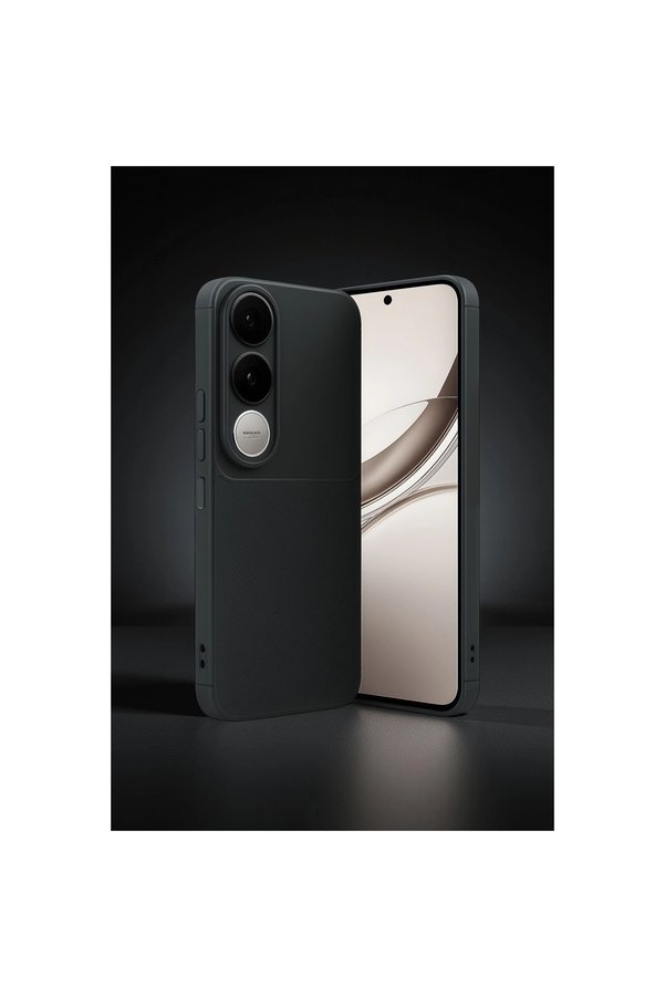 Evimdeyokyok Vivo V50 Lite 4G Auto Focus Karbon Kapak - Siyah