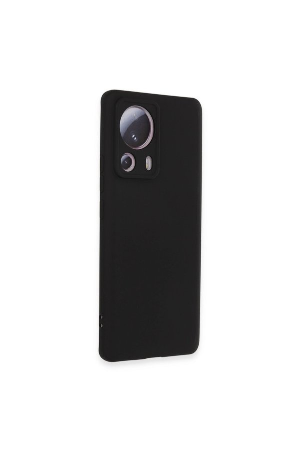Evimdeyokyok Xiaomi Mi 13 Lite Kılıf Nano İçi Kadife Silikon - Siyah