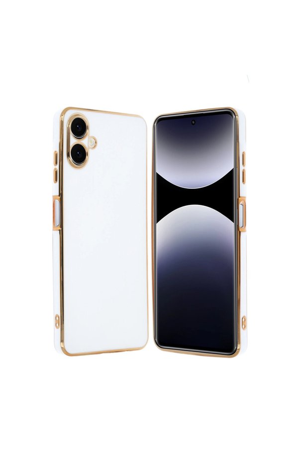 Evimdeyokyok Samsung Galaxy A06 Kılıf Volet Silikon - Beyaz