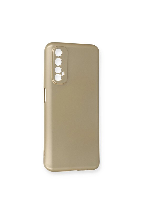 Evimdeyokyok Realme 7 Kılıf First Silikon - Gold