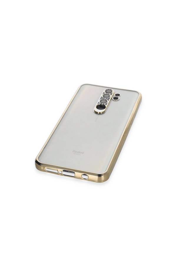 Evi̇mdeyokyok Xi̇aomi̇ Redmi̇ Note 8 Pro Kılıf Razer Lensli̇ Si̇li̇kon - Gold