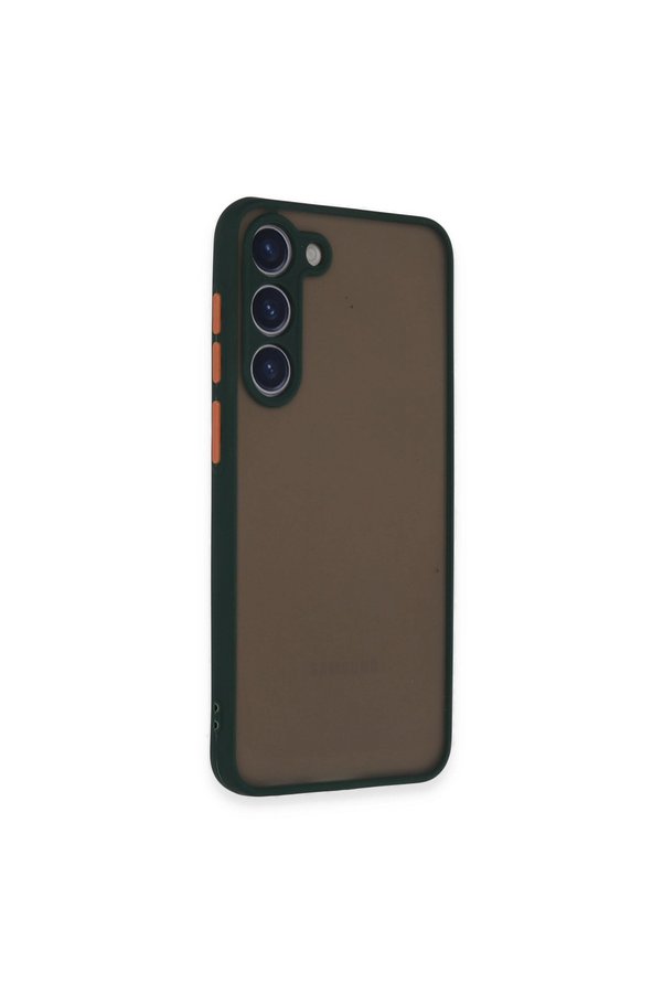Evimdeyokyok Samsung Galaxy S23 Plus Kılıf Montreal Silikon Kapak - Yeşil