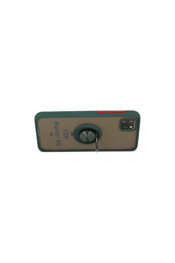 Evimdeyokyok Huawei Y5P Kılıf Montreal Yüzüklü Silikon Kapak - Yeşil
