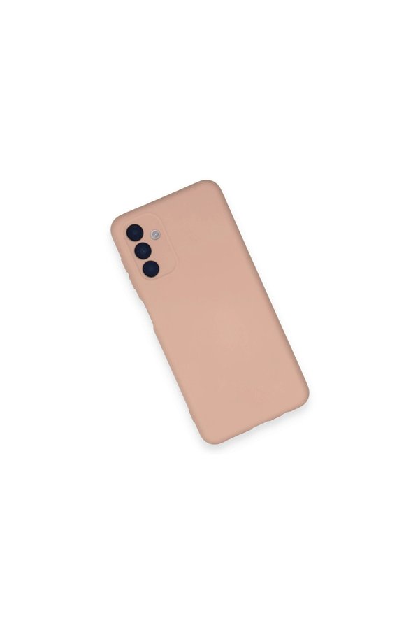 Evimdeyokyok Samsung Galaxy A14 4G Kılıf Nano İçi Kadife Silikon - Pudra