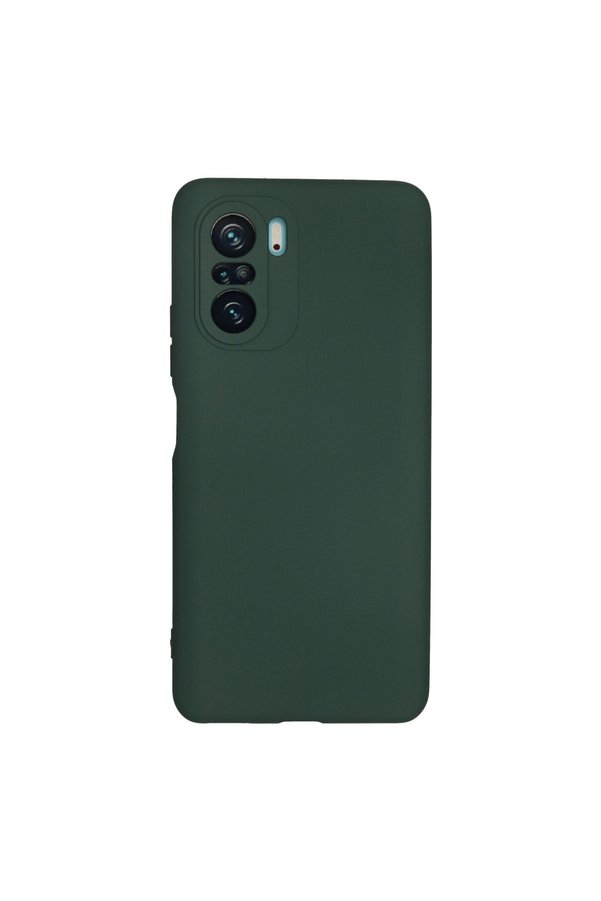 Evimdeyokyok Xiaomi Poco F3 Kılıf Nano İçi Kadife Silikon - Koyu Yeşil