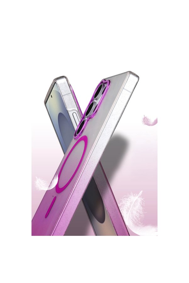 Evi̇mdeyokyok Samsung Galaxy S24 Ultra Glossy Magsafe Kapak - Mavi̇