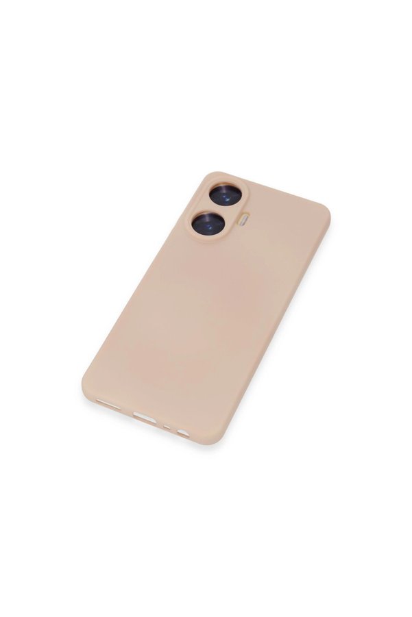 Evi̇mdeyokyok Realme C55 Kılıf Nano İçi̇ Kadi̇fe Si̇li̇kon - Pudra
