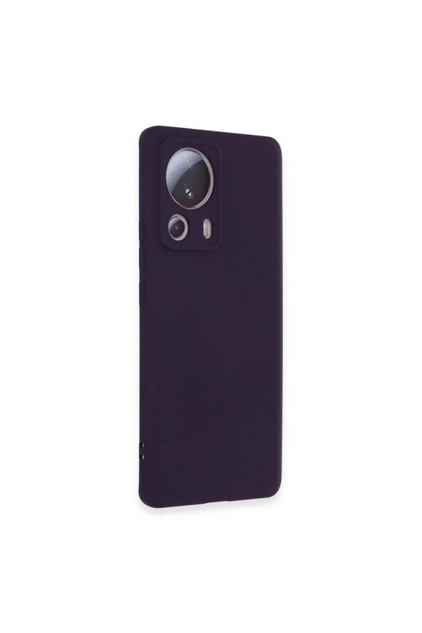 Evimdeyokyok Xiaomi Mi 13 Lite Kılıf Nano İçi Kadife Silikon - Mor