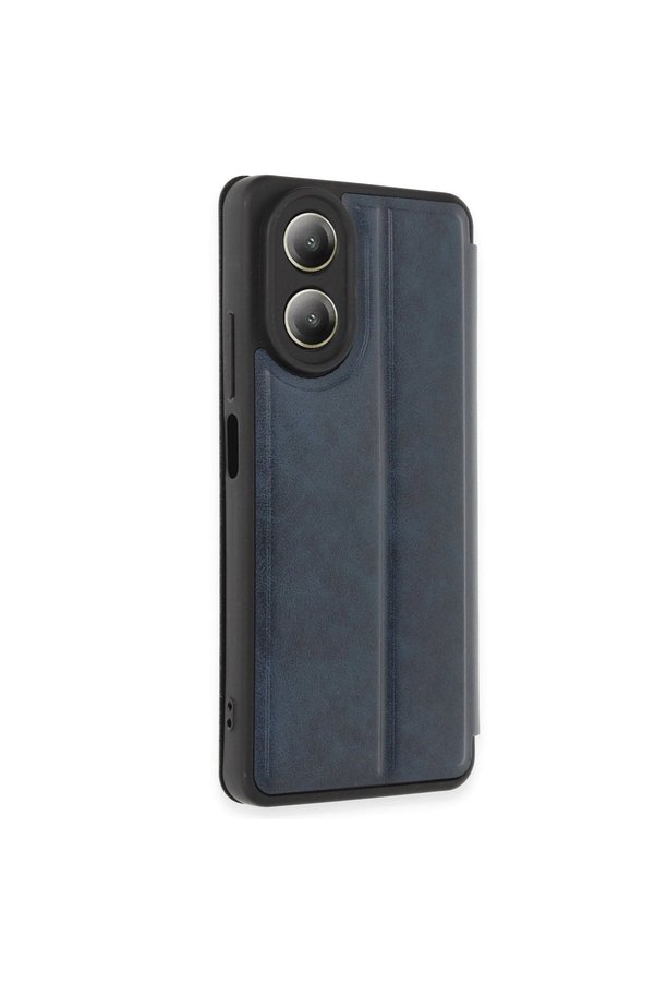 Evimdeyokyok Oppo A38 Kılıf Flip Cover - Lacivert