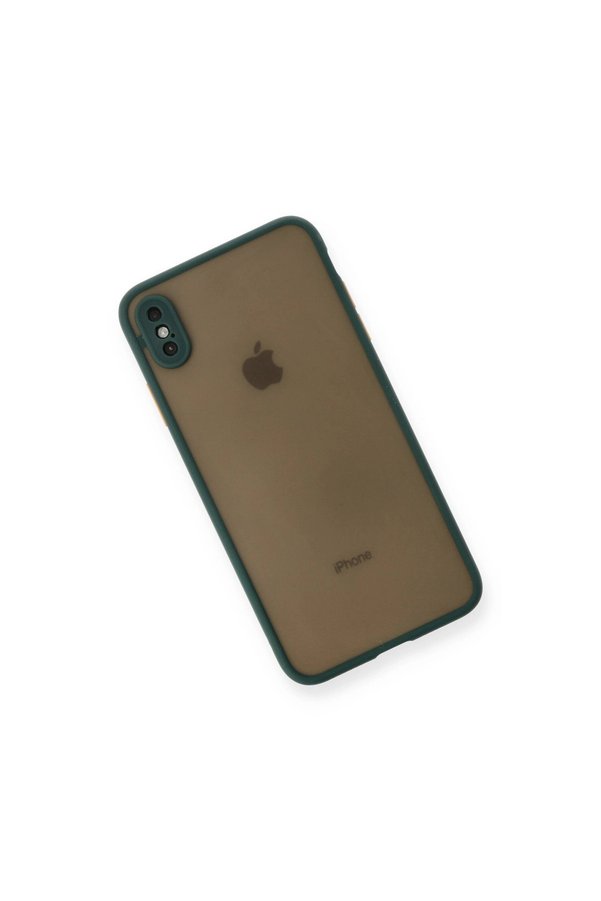 Evimdeyokyok Apple İphone Xs Max Kılıf Montreal Silikon Kapak - Yeşil