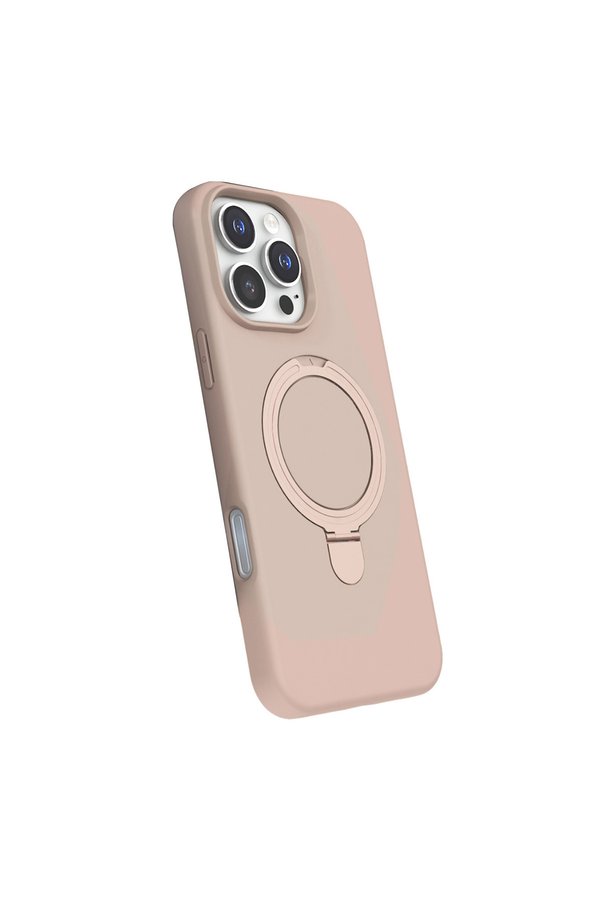 Evimdeyokyok Apple İphone 16 Pro Max Regal Magsafe Standlı Kapak - Çöl Titanyum