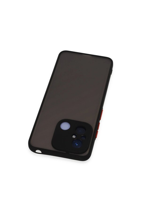Evimdeyokyok Xiaomi Redmi 12C Kılıf Montreal Silikon Kapak - Siyah