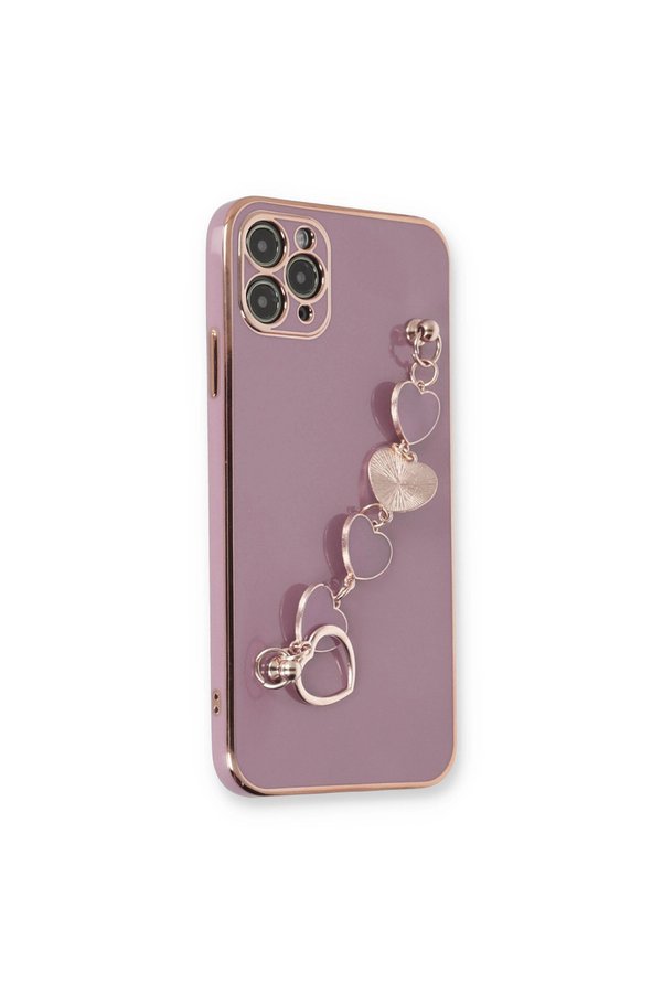 Evimdeyokyok Apple İphone 11 Pro Kılıf Esila Silikon - Mor