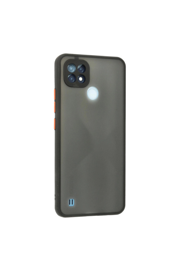 Evimdeyokyok Realme C21 Kılıf Montreal Silikon Kapak - Siyah