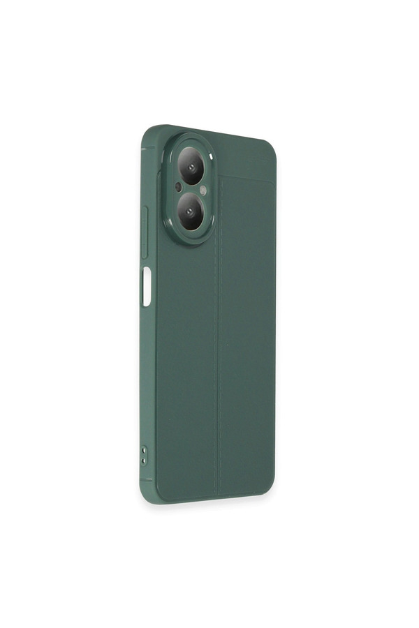 Evimdeyokyok Realme 12 Lite Kılıf Auto Focus Kapak - Koyu Yeşil