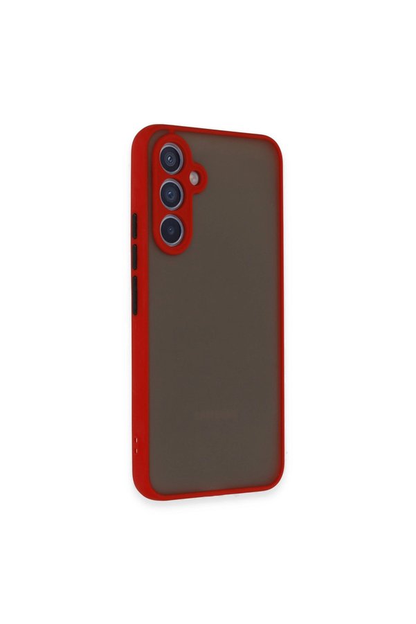 Evimdeyokyok Samsung Galaxy A34 5G Kılıf Montreal Silikon Kapak - Kırmızı