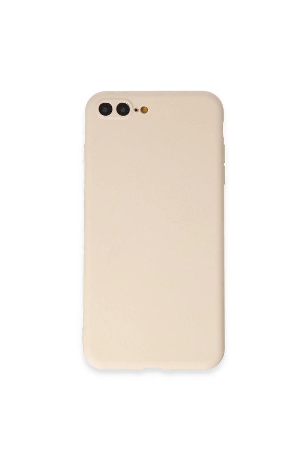 Evimdeyokyok Apple İphone 7 Plus Kılıf First Silikon - Krem