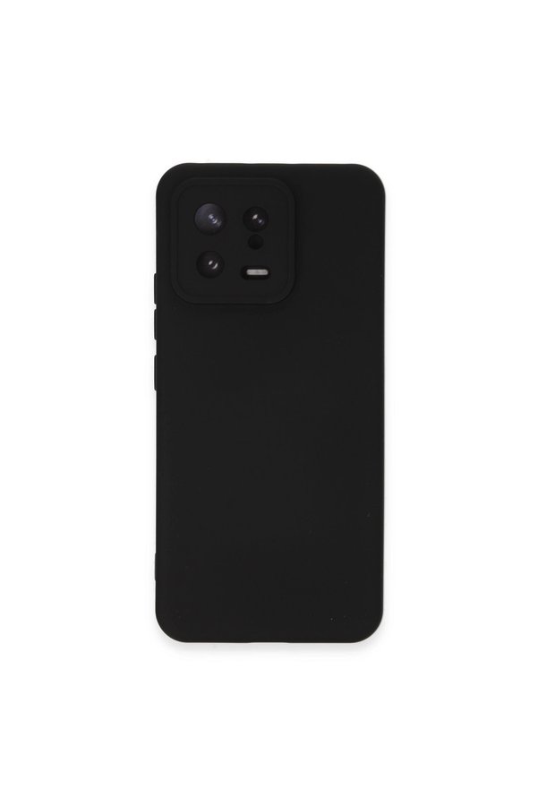 Evimdeyokyok Xiaomi Mi 13 Kılıf Nano İçi Kadife Silikon - Siyah