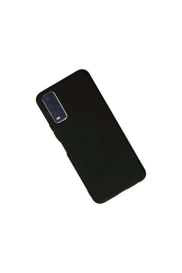 Evimdeyokyok Vivo Y11S Kılıf Nano İçi Kadife Silikon - Siyah