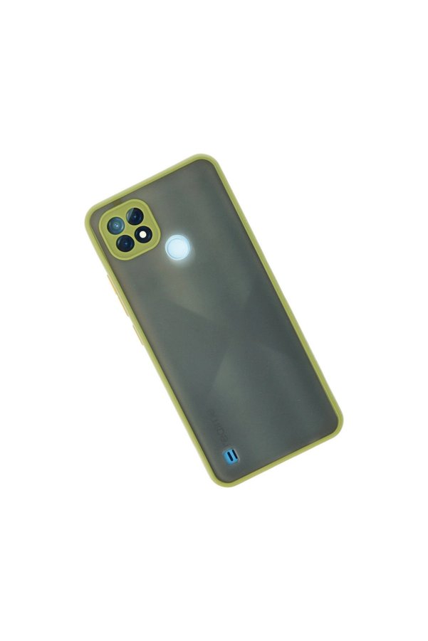Evimdeyokyok Realme C21 Kılıf Montreal Silikon Kapak - Açık Yeşil
