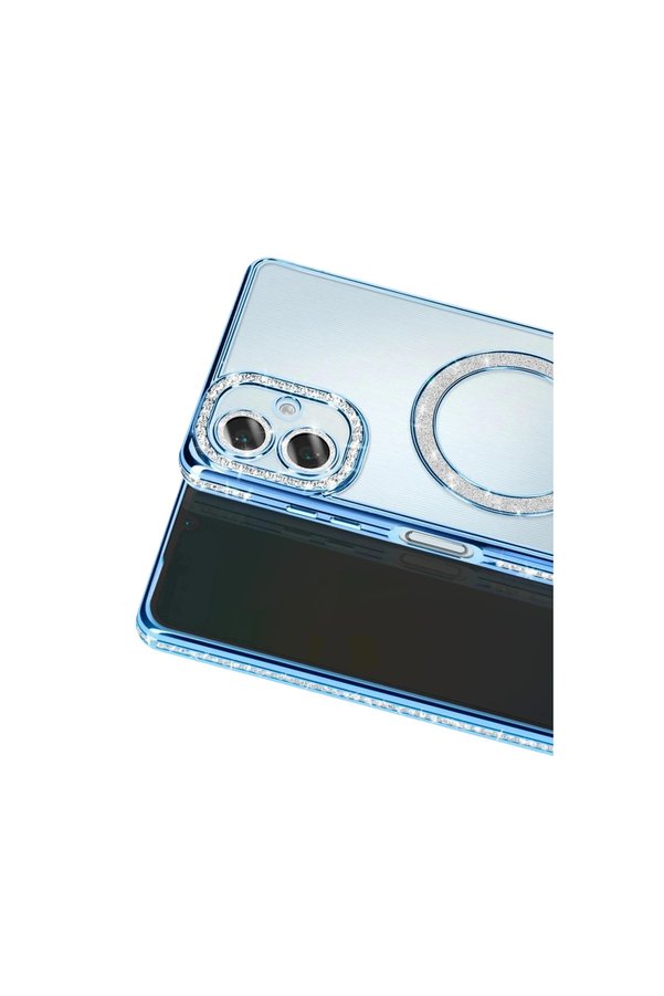 Evimdeyokyok Samsung Galaxy A07 4G Joke Simli Magneticsafe Kılıf - Mavi