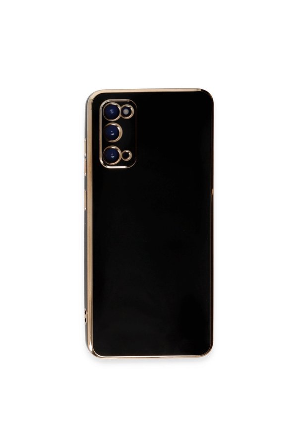 Evimdeyokyok Samsung Galaxy S20 Kılıf Volet Silikon - Siyah
