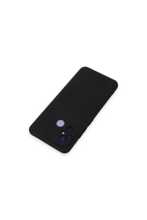 Evimdeyokyok Xiaomi Redmi 12C Kılıf Nano İçi Kadife Silikon - Siyah