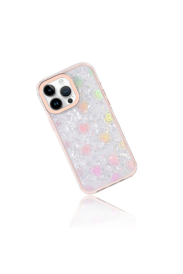 Evimdeyokyok Apple İphone 16 Pro Max Lumi Desenli Kapak - Pembe