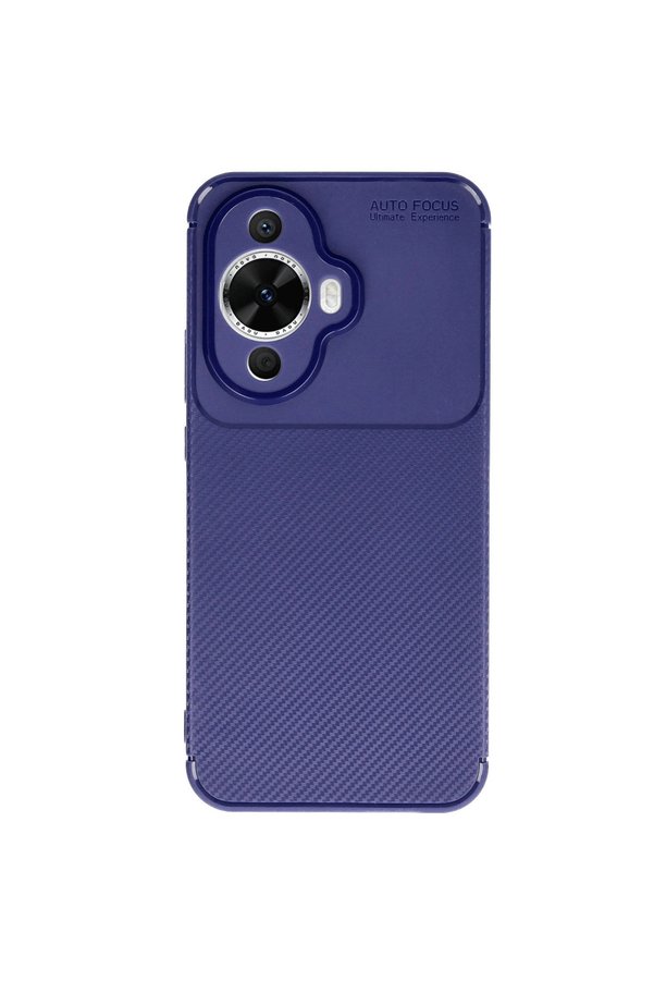Evimdeyokyok Huawei Nova 12S Kılıf Auto Focus Karbon Kapak - Lacivert