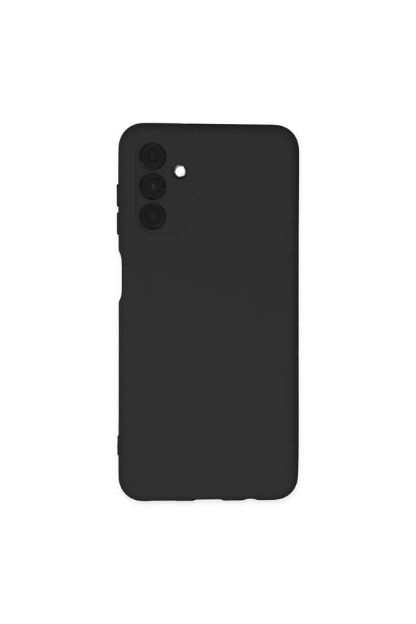 Evimdeyokyok Samsung Galaxy A04S Kılıf Nano İçi Kadife Silikon - Siyah