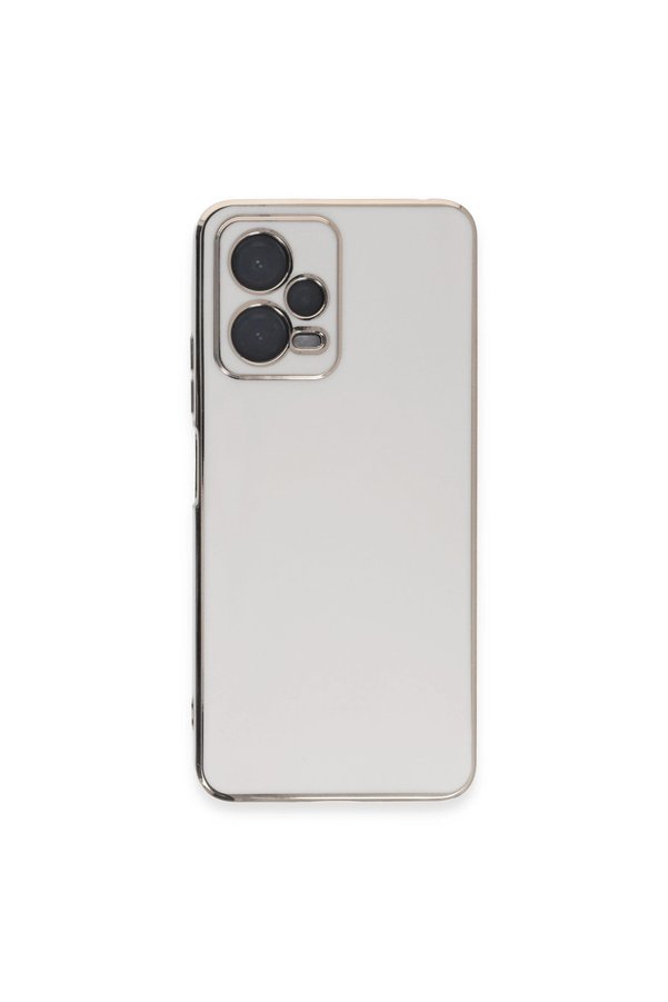 Evimdeyokyok Xiaomi Poco X5 5G Kılıf Volet Silikon - Beyaz
