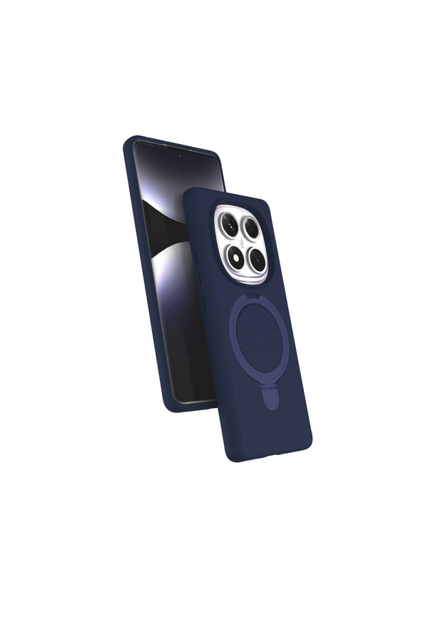 Evimdeyokyok Xiaomi Redmi Note 14 Pro 5G Regal Magsafe Standlı Kapak - Lacivert
