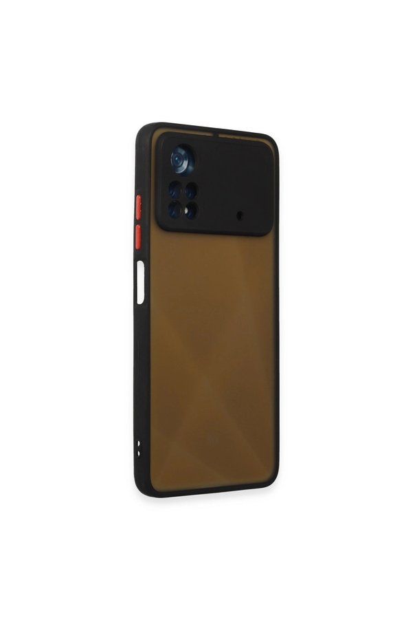 Evimdeyokyok Xiaomi Poco X4 Pro 5G Kılıf Montreal Silikon Kapak - Siyah