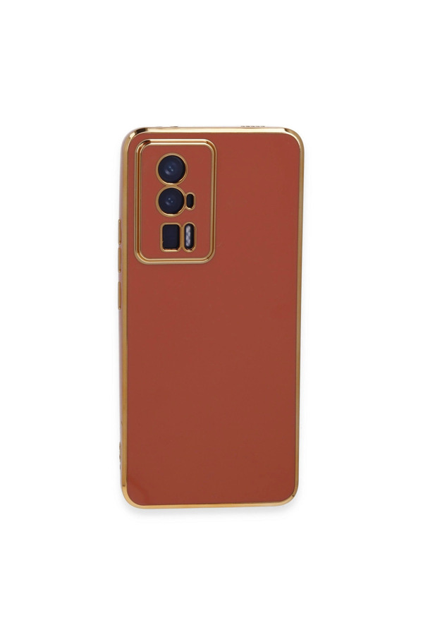 Evimdeyokyok Xiaomi Poco F5 Pro Kılıf Volet Silikon - Kırmızı