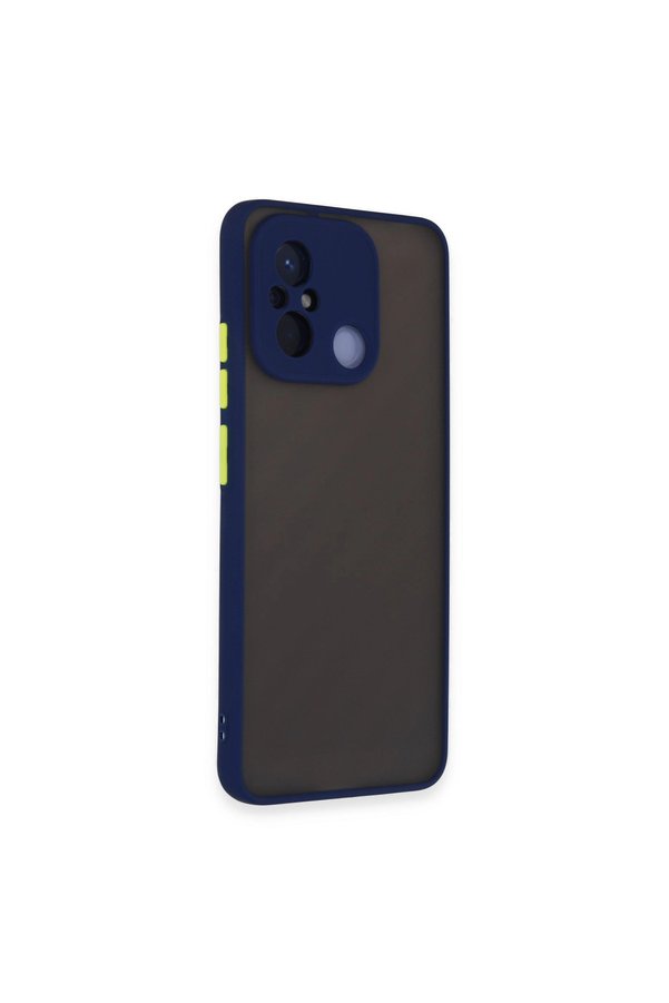 Evimdeyokyok Xiaomi Redmi 12C Kılıf Montreal Silikon Kapak - Lacivert