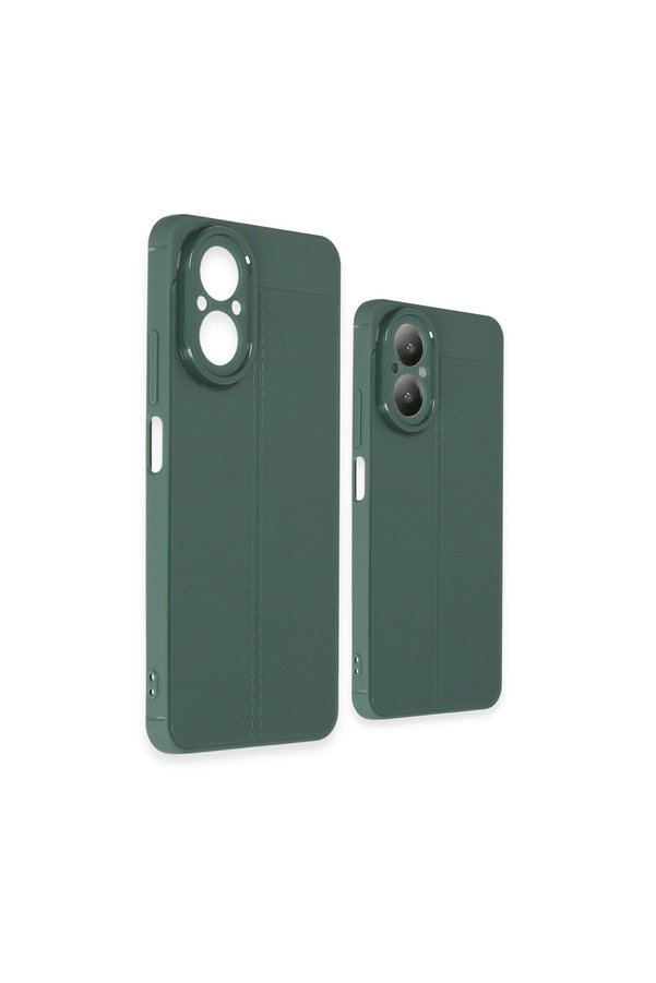 Evimdeyokyok Realme 12 Lite Kılıf Auto Focus Kapak - Koyu Yeşil