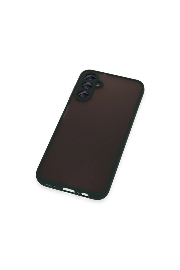 Evimdeyokyok Samsung Galaxy A14 4G Kılıf Montreal Silikon Kapak - Yeşil